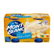 Mont Blanc Rice Milk 4x125g 